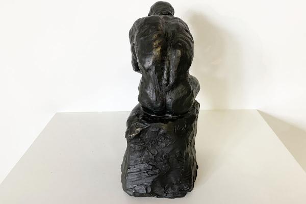 Bronzefigur Denker